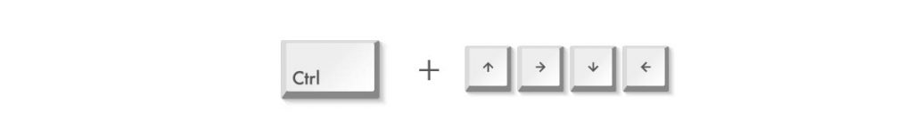 文字が入力されているセルを移動するショートカットキー［Ctrl］＋方向キー（矢印）